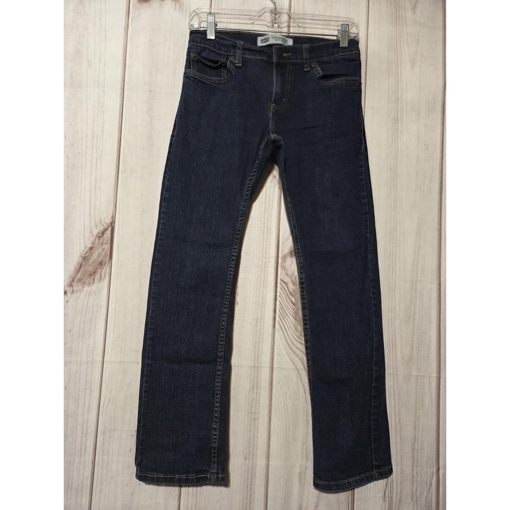 Levi's Jeans Boys 14 Blue 511 Performance Slim Straight Stretch W27 L27